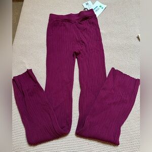 Lounge pants wine color size small